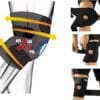 Knee Support Open Patella Stabؤer with Adjustable Strapping & Extra Thick Breathable Neoprene Sleeve Single Pack