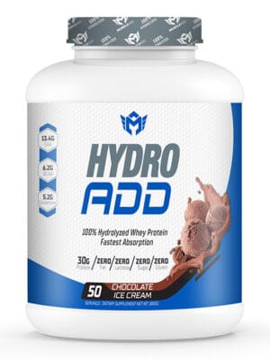 Muscle Add Hydro Add 100% Hydrolyzed Whey Protein Fastest Absorption, 50 Servings