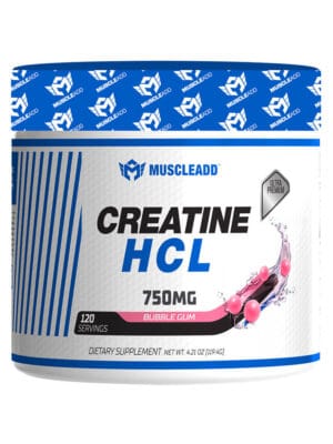 Muscle add Creatine HCL-120Serv.-119.4G.-Bubble Gum